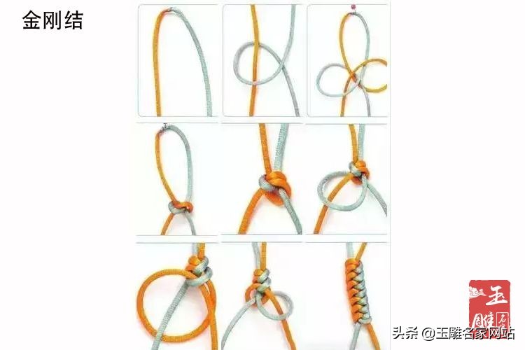 佛珠如何简易打结图解教程,佛珠打结处有两个珠子打结好吗