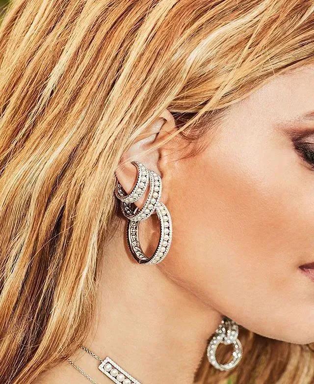 欧阳娜娜耳环,无耳洞耳钉欧阳娜娜