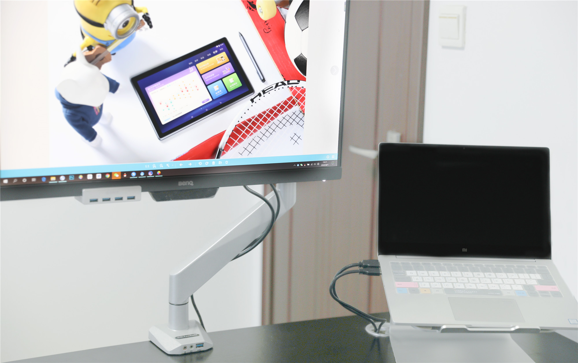 办公拒绝职业病，乐歌D7显示器支架会成为公司工作的标配吗？