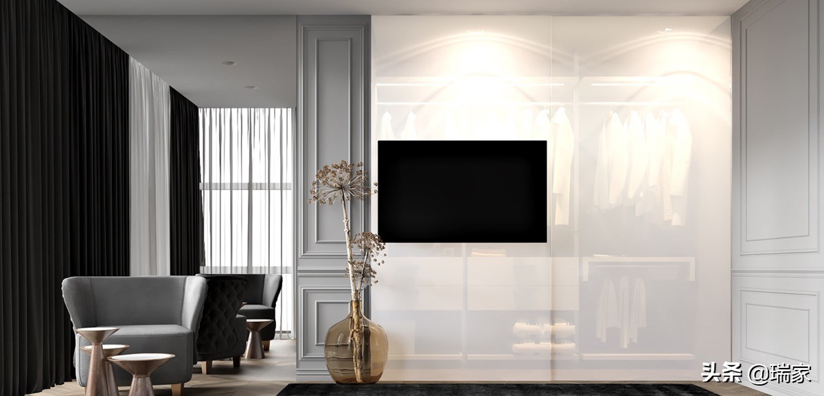 现代轻奢装修风格高级灰180,高级灰现代轻奢极简风格装修