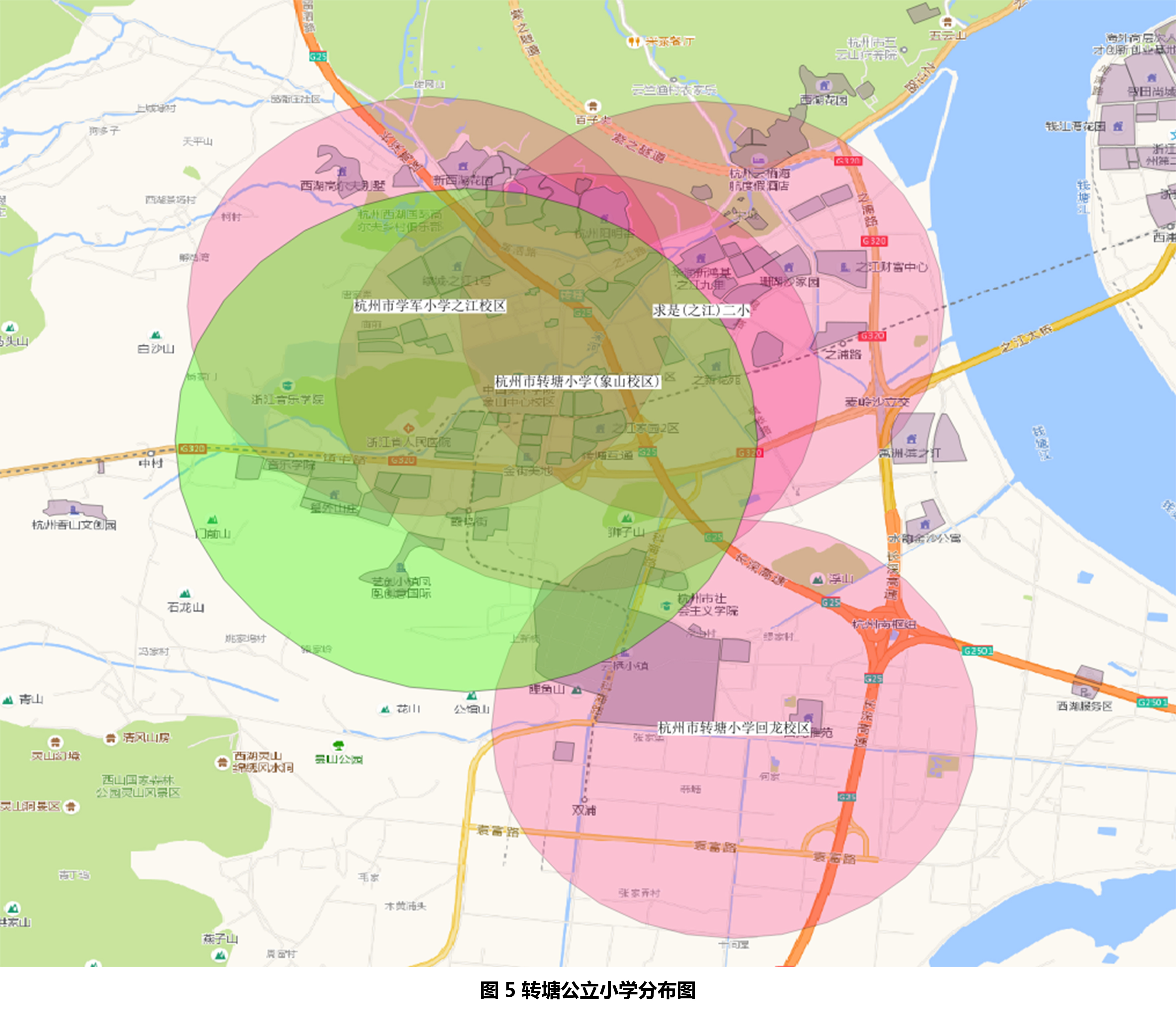 杭州转塘三区地图,杭州市转塘街道地图