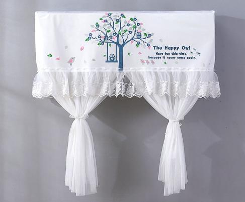 房间空调有安装在床头背景墙的么,家里空调用套防尘罩吗