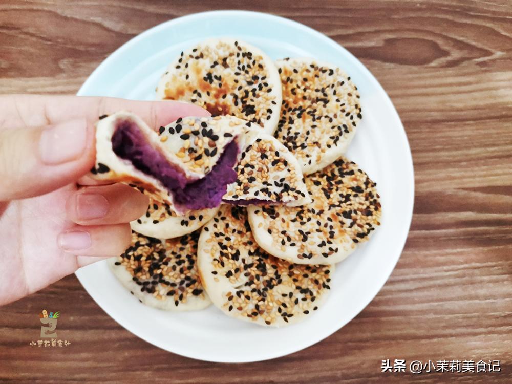 山药枣泥饼和山药紫薯饼哪个好吃,山药做葱花饼