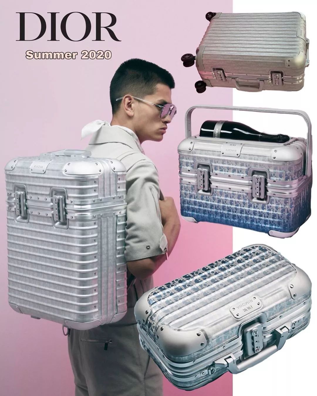 dior和rimowa联名款行李箱,dior和celine双肩包哪个好