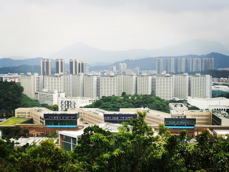 香港中文大学深圳学院校园风景,香港中文大学深圳校区校园环境