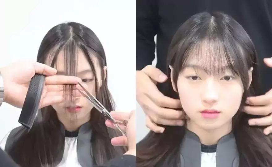 刘海留长还是剪短听取建议,刘海长长了怎么剪短