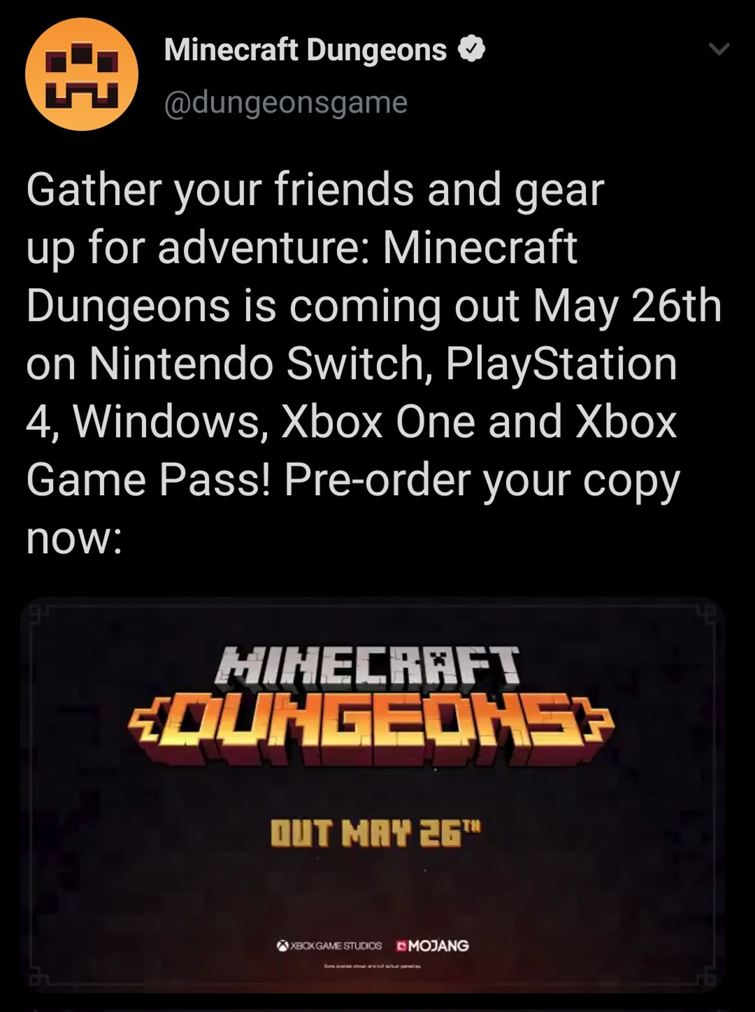 不是愚人节玩笑,网易我的世界地下城什么时候出