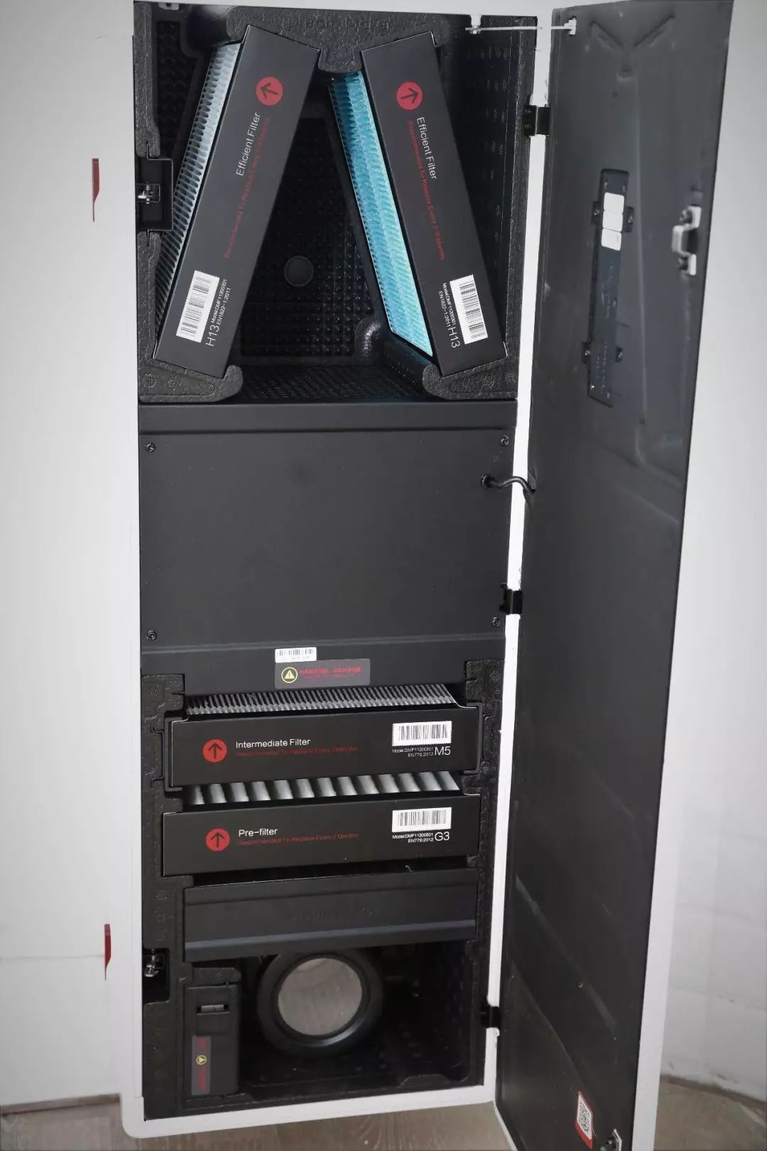 室内装修新风系统新风机,装修忘记装新风