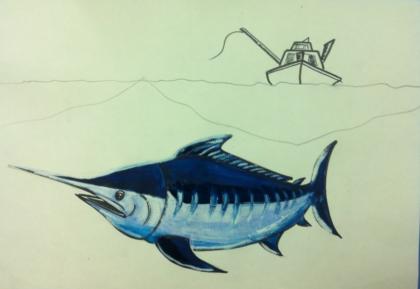 儿童画创意画鱼,儿童绘画鱼创意画