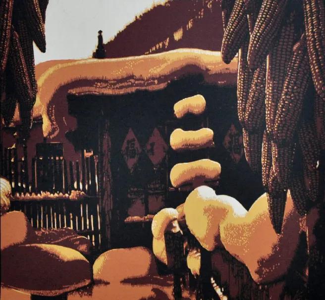 东北大姐剪纸被误认为是油画,东北民间美术剪纸