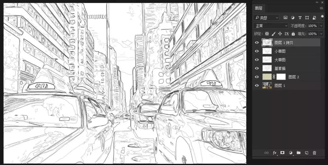 如何在AdobePhotoshop中创建素描效果