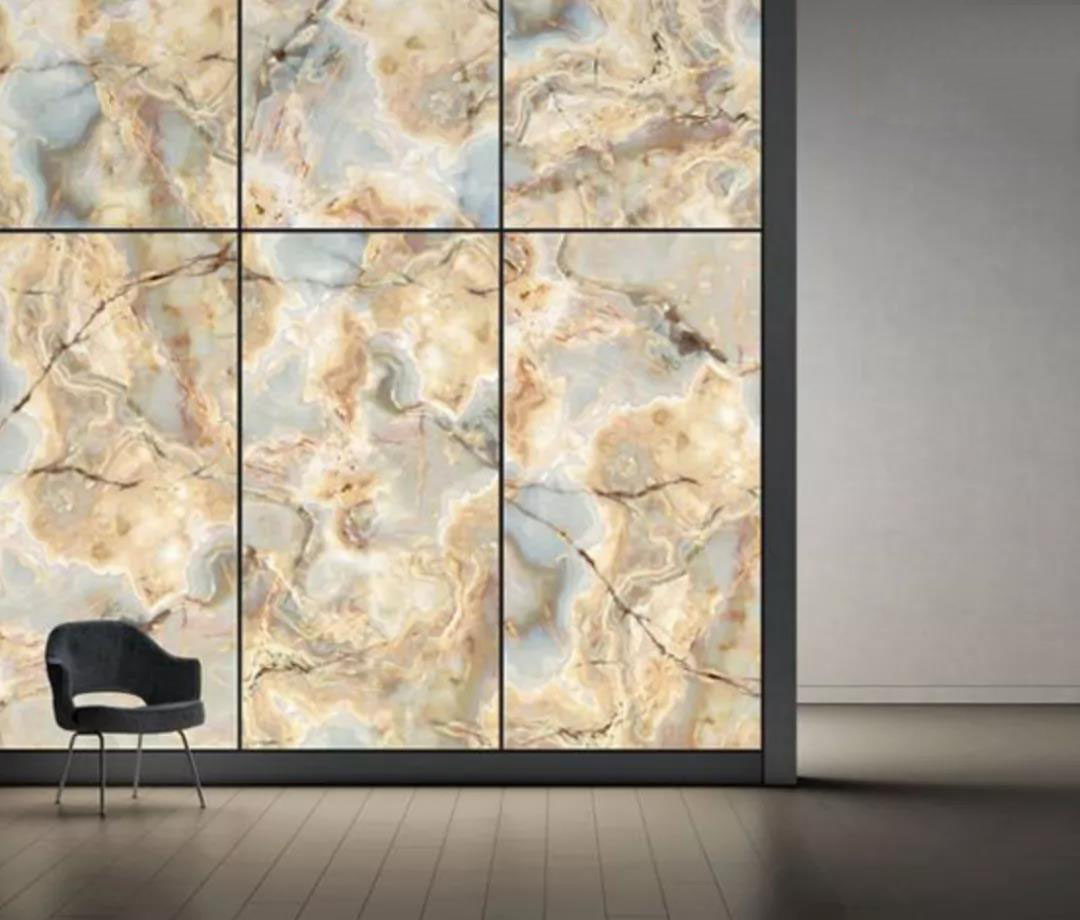 苹果店透光石材工艺,苹果店装修用的什么玻璃