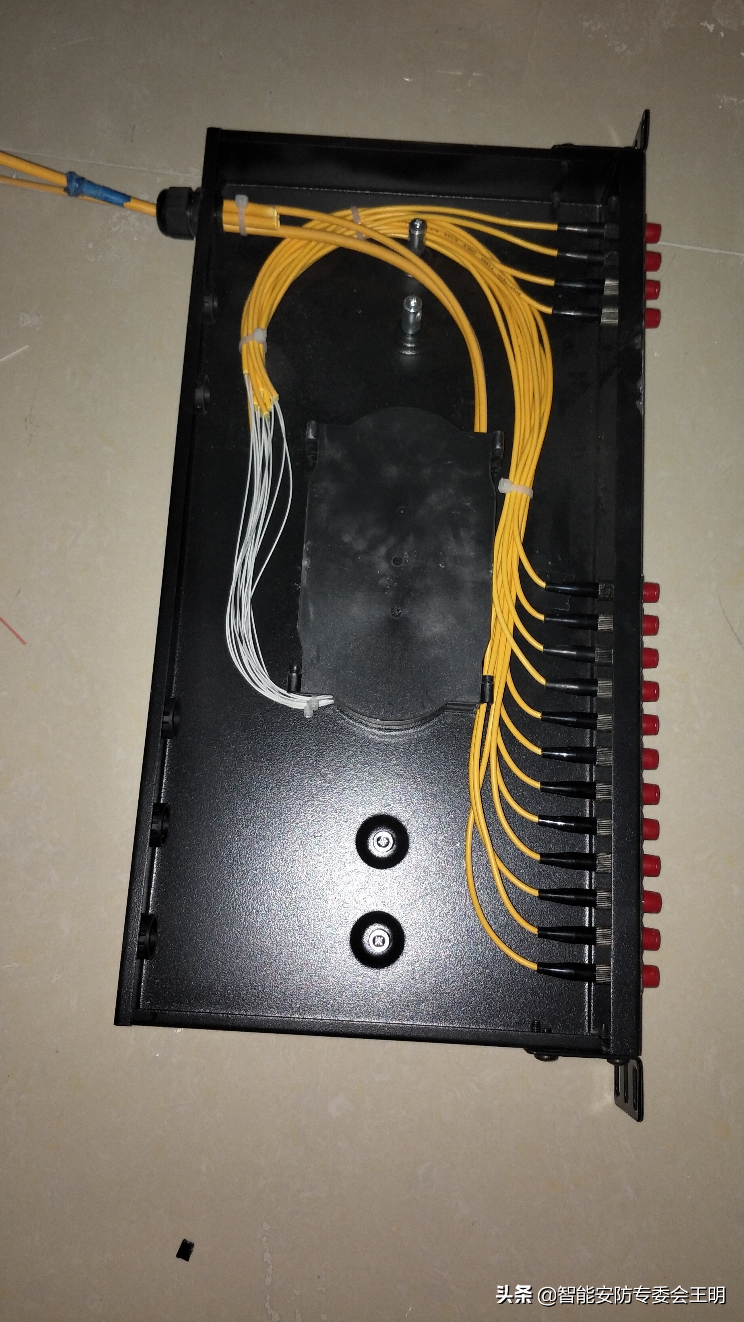 新型光纤熔接施工案例,风电场光纤熔接图纸