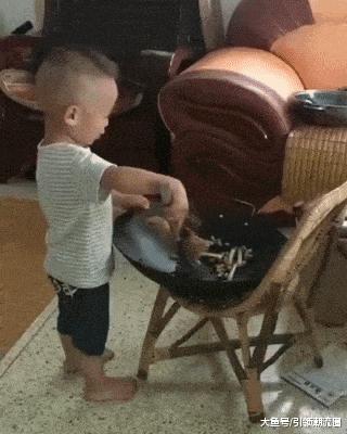 这只鹦鹉一直以为他是一只猴，所以每天都在重复做这个动作