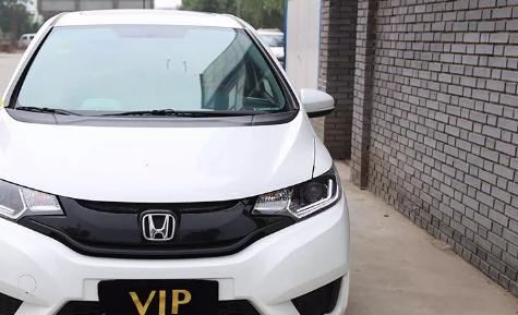 本田型格改装大灯最佳案例,许格飞度改装