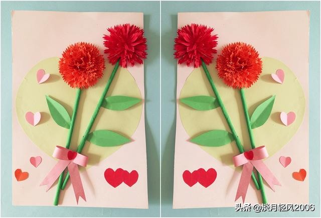 母亲节不用双面胶做的母亲节贺卡,今天母亲节怎么做母亲节贺卡