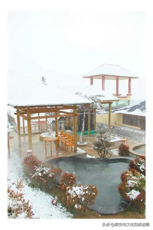 泰山温泉城景区,天冷了就来金沙滩温泉