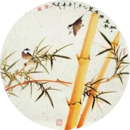 金竹画名家,柴寿武金竹国画技法