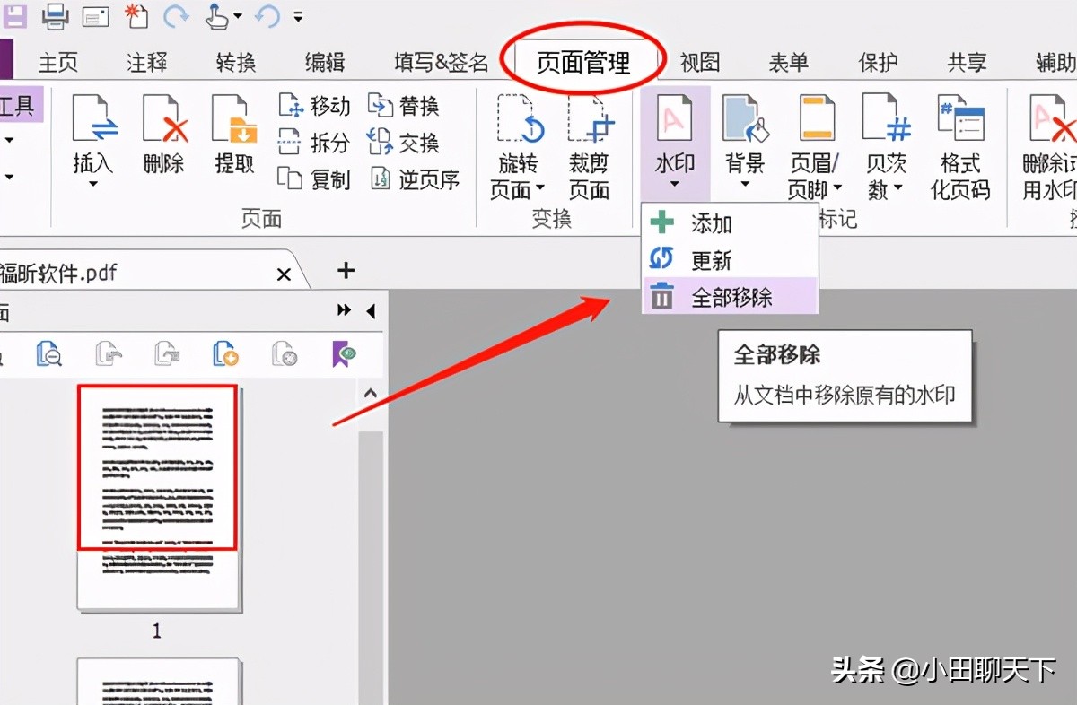 pdf怎么去除水印文字wps,如何给pdf去除水印