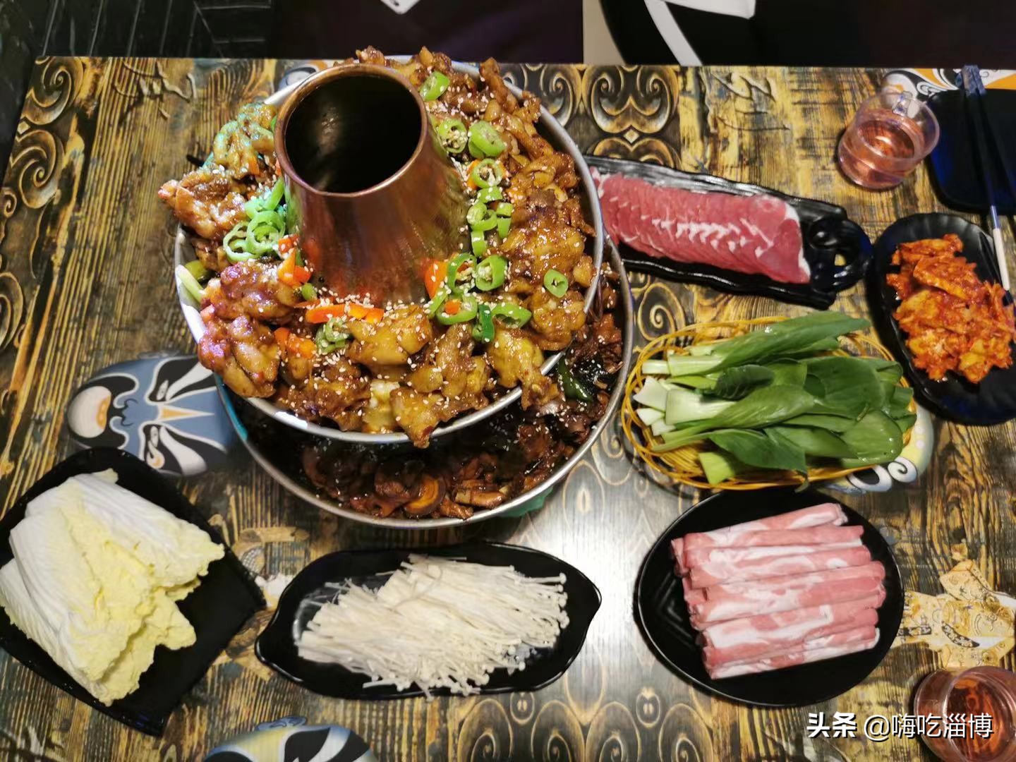淄博吃牛蛙,博山最好吃的铜火锅