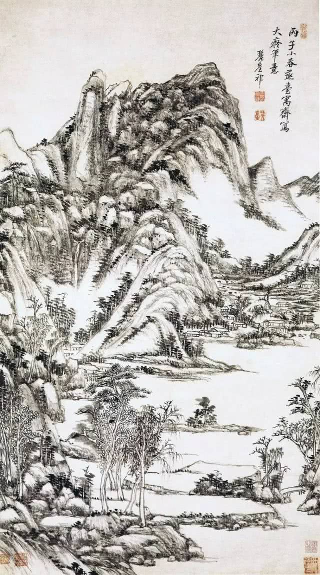 石涛水墨山水针对墨法的运用