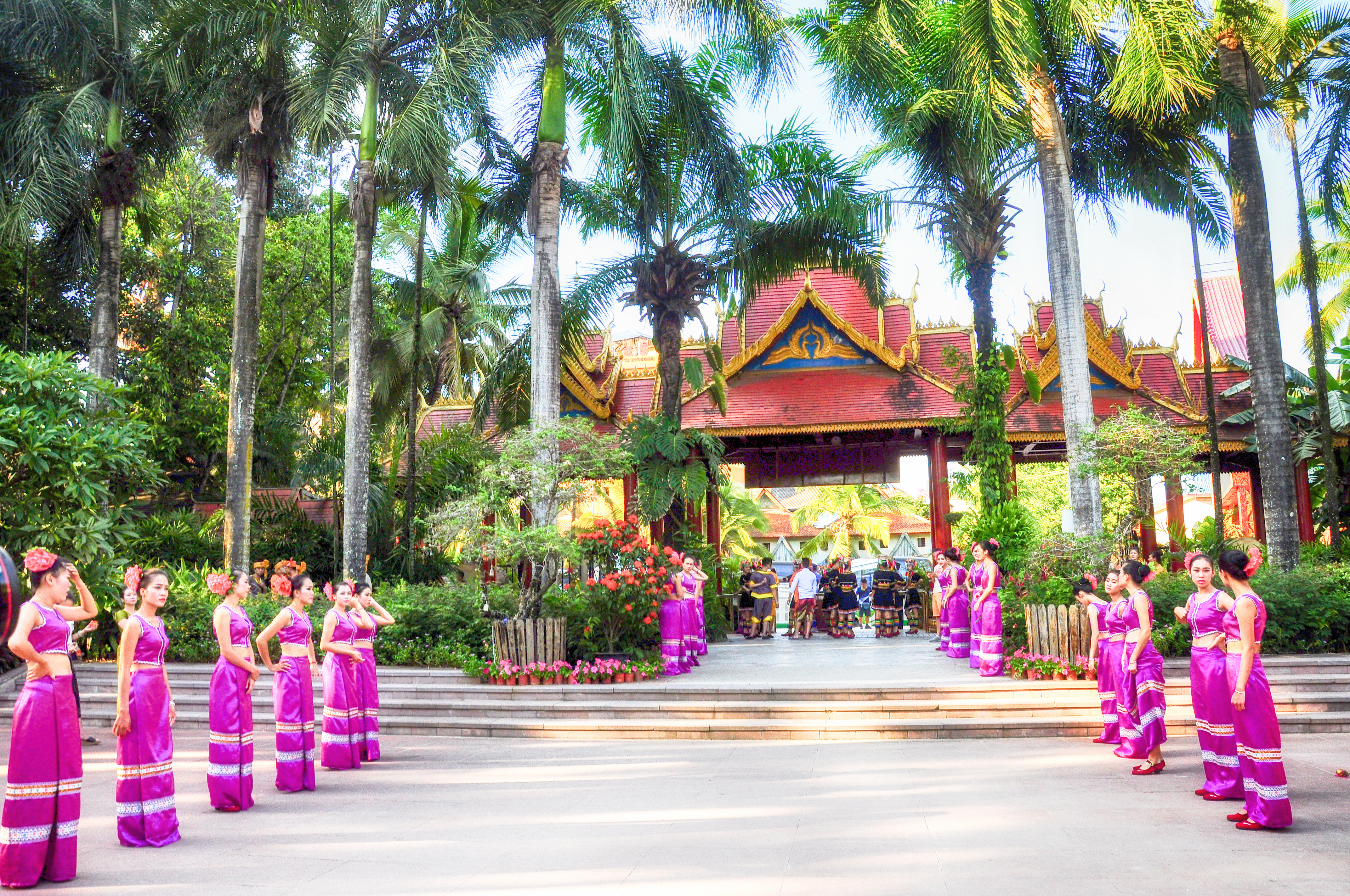 西双版纳曼听园歌舞表演时间,西双版纳曼听御花园篝火晚会