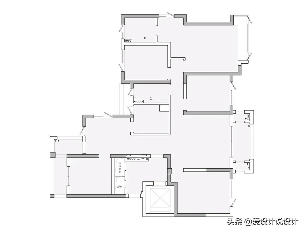 原木是让人清新脱俗的风格,现代简约和原木风混搭
