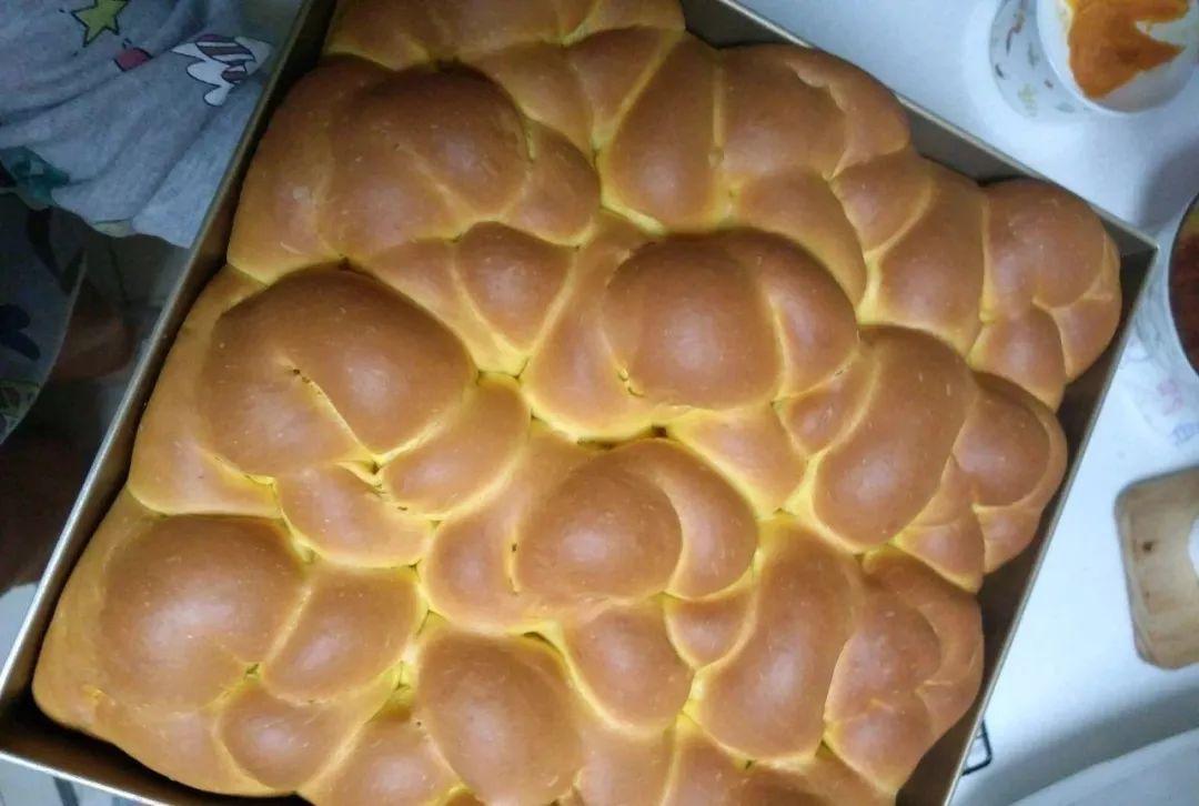 不含添加剂南瓜面包,不用烤箱的南瓜面包