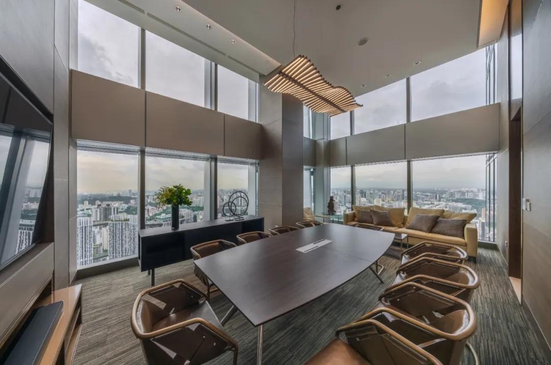 航拍新加坡国浩大厦,新加坡第一高楼国浩大厦