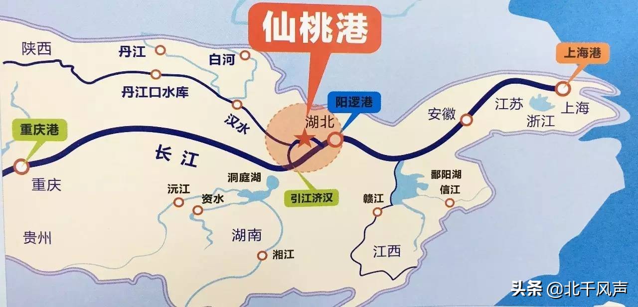 湖北仙桃最大的港,仙桃市第二座汉江大桥