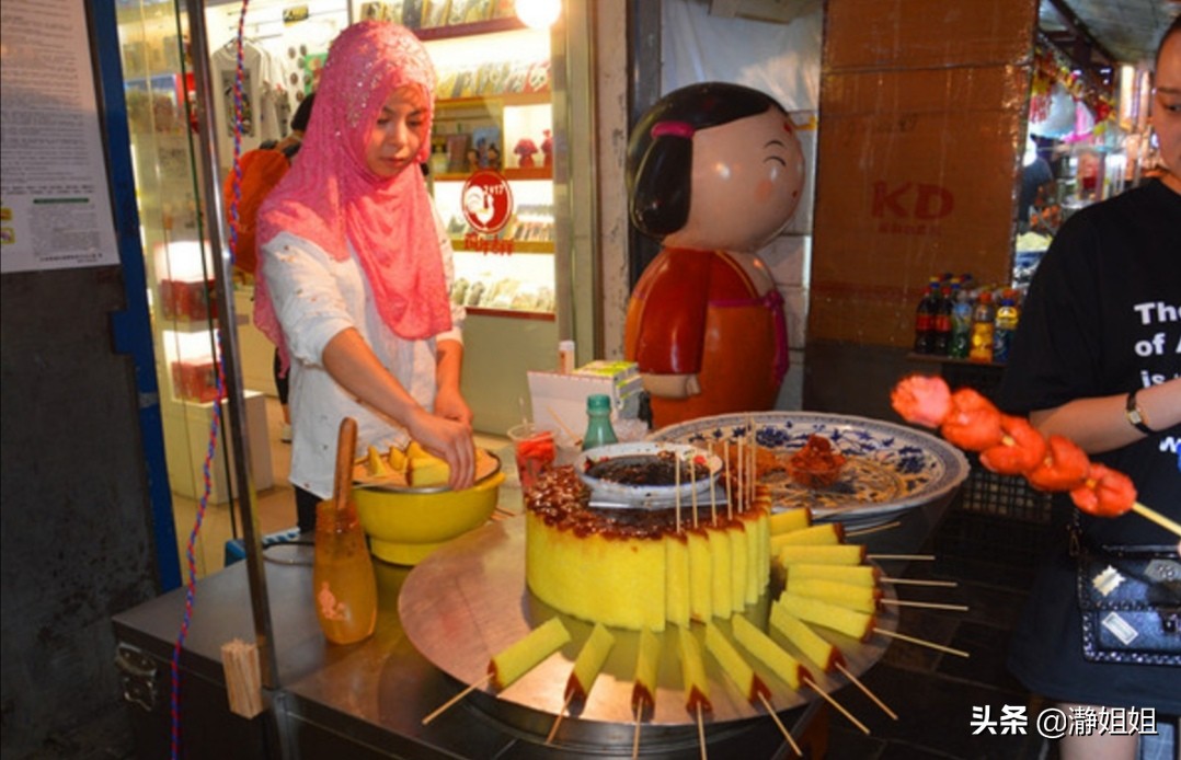 西安探店美食回民街,相约西安回民美食街