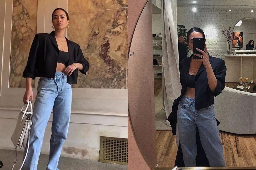 小心机简约设计风格,设计感小心机不规则假两件