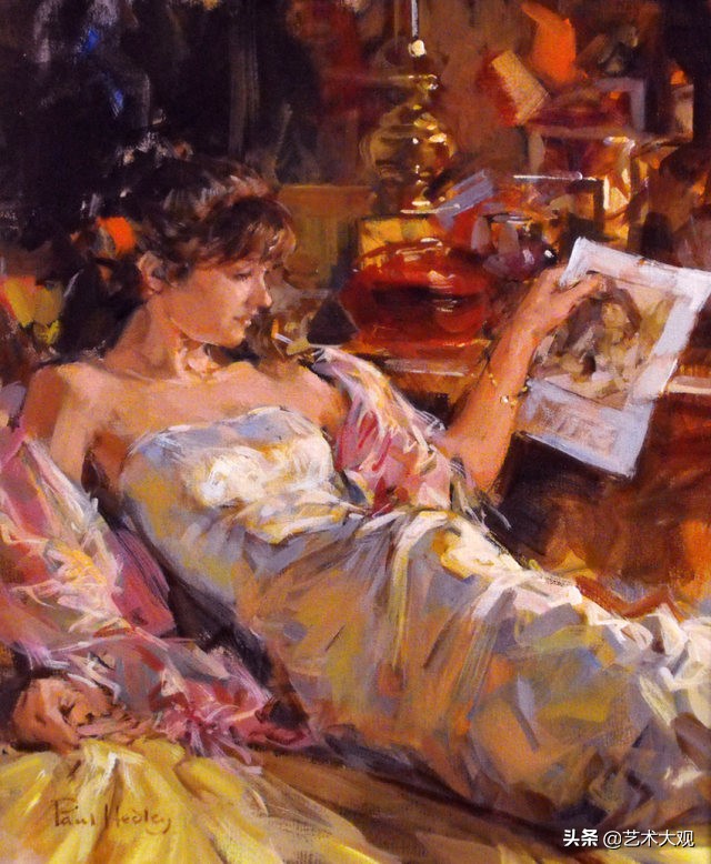 欧美顶级油画人物,近代油画艺术人物绘画