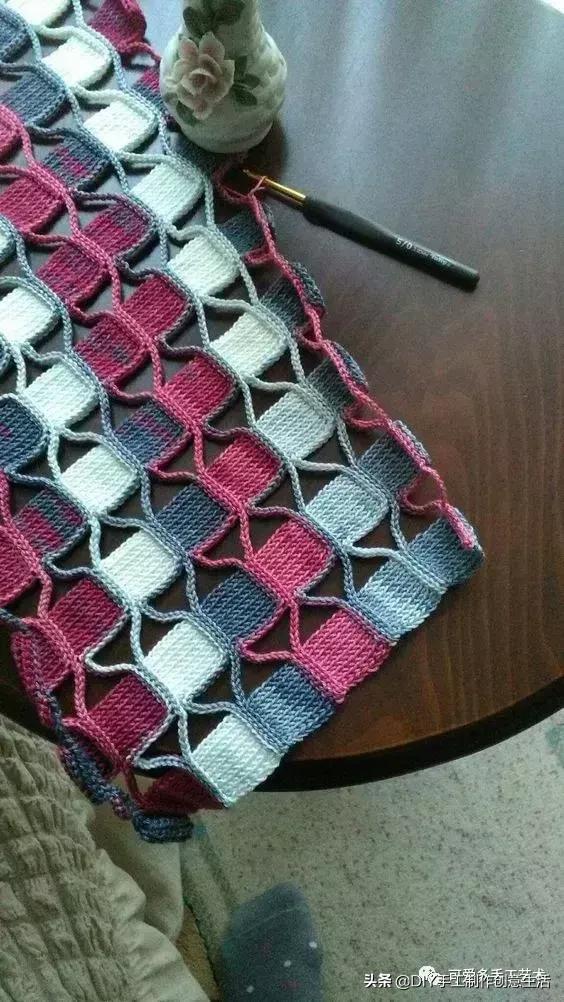 手工diy钩针编织围巾教程,diy手工编织围巾教程