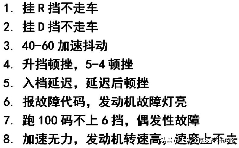 凯越变速箱故障修复,别克凯越变速箱处于闭合态势