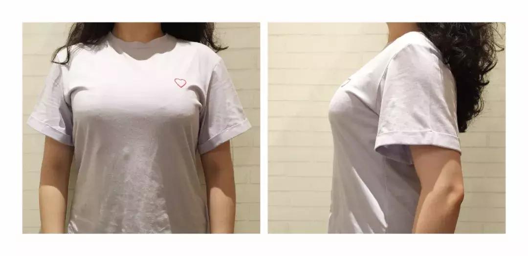 真人试衣间丨大胸小胸穿同一件T恤差别竟然这么大？！