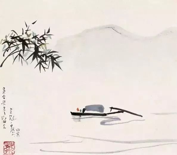 吴冠中竹子图,吴冠中画的竹子