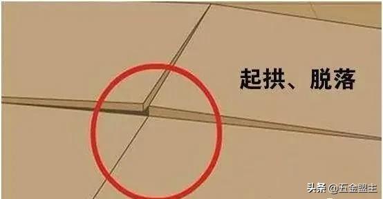 家里地板拱起是怎么回事,瓷砖地板冬天拱起来怎么办