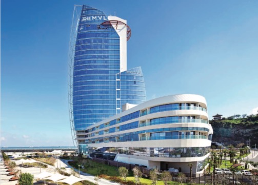 韩国大明山滑雪度假酒店,雪山温泉spa池