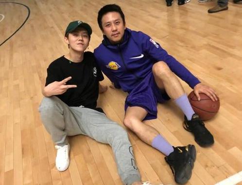 鹿晗跳投集锦视频,鹿晗篮球高光时刻