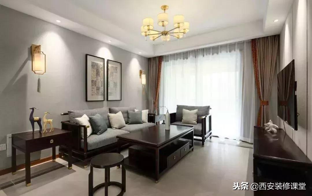 30款新中式客厅骨子里的东方韵味,30款中式客厅韵味十足