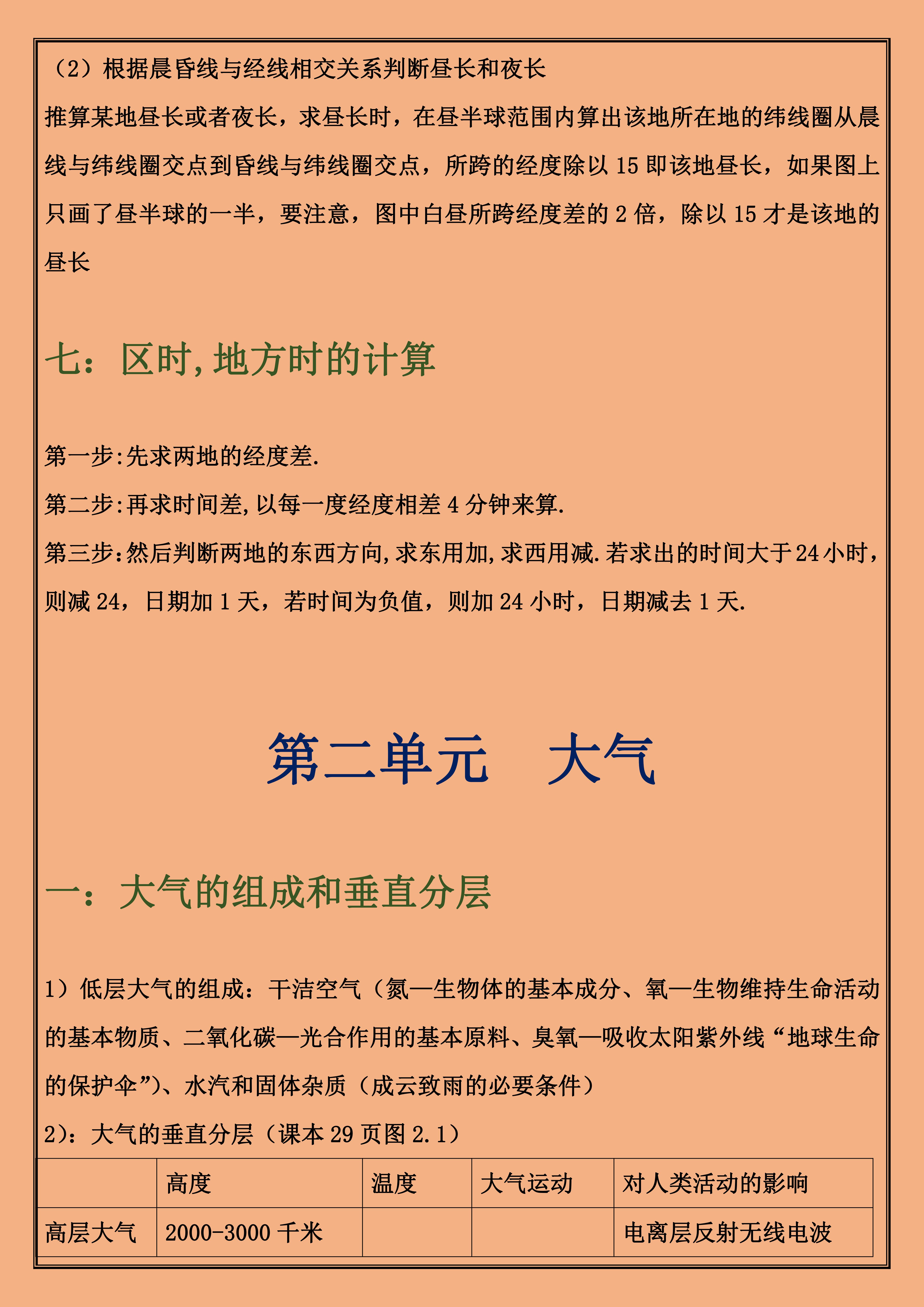 2020年高三地理复习知识点总结,高三地理环境保护知识点