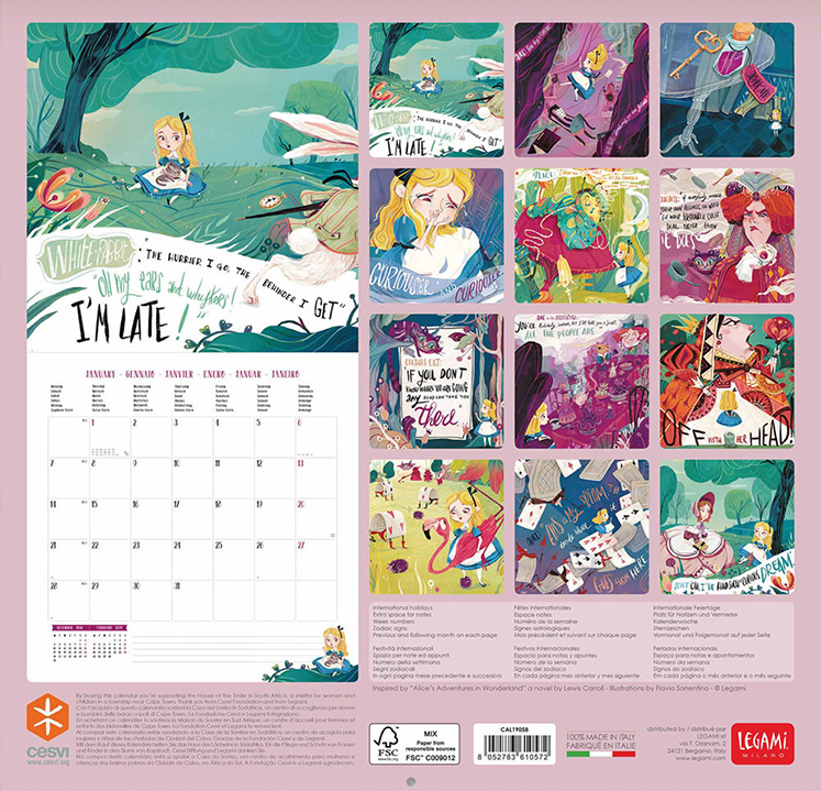 海空设计|国外漂亮的2019年日历设计