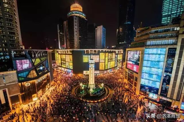 重庆步行街排名解放碑步行街,重庆十大步行街