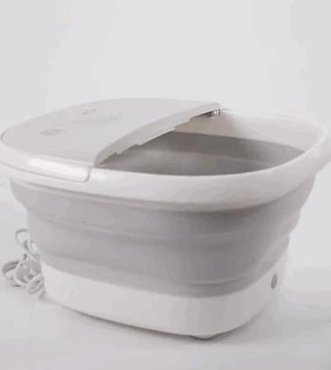 可折叠自动按摩足浴盆,折叠足浴按摩泡脚盆