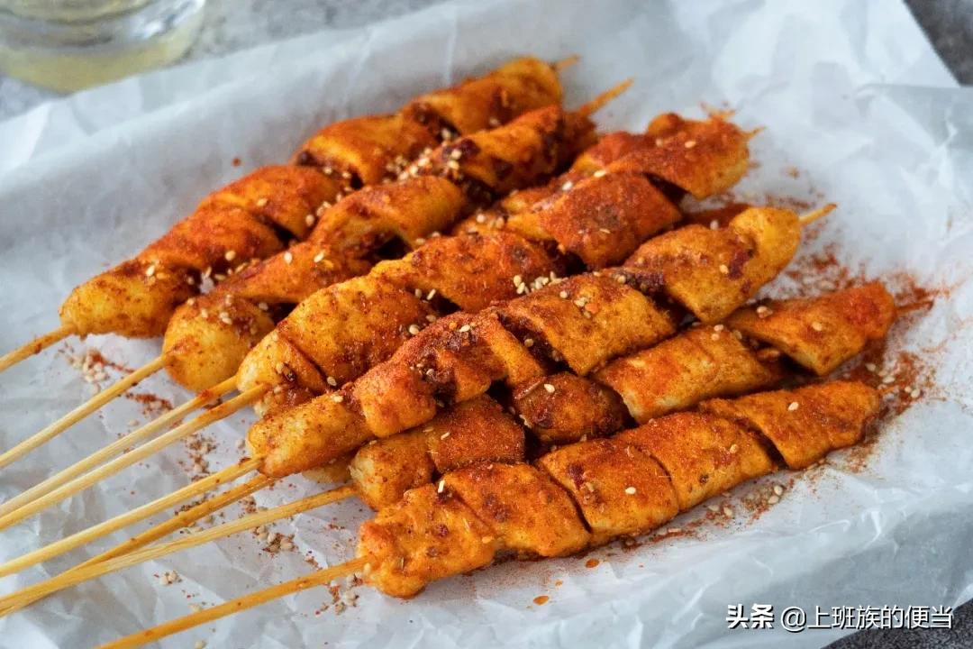 烤面筋的面筋制作方法大全,外边小摊上的烤面筋怎么做面筋条