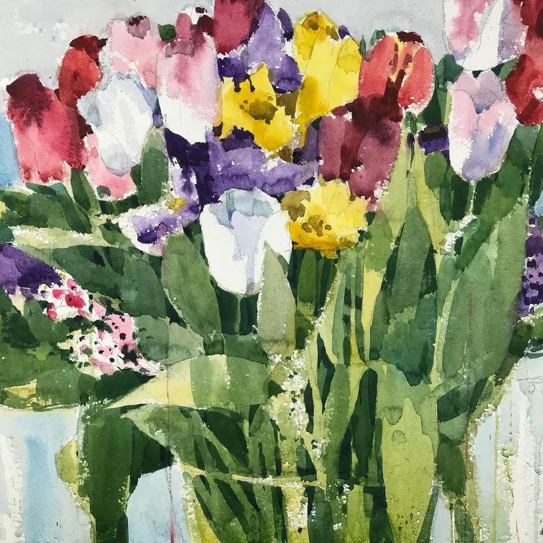 酣畅淋漓的水彩,酣畅淋漓水彩