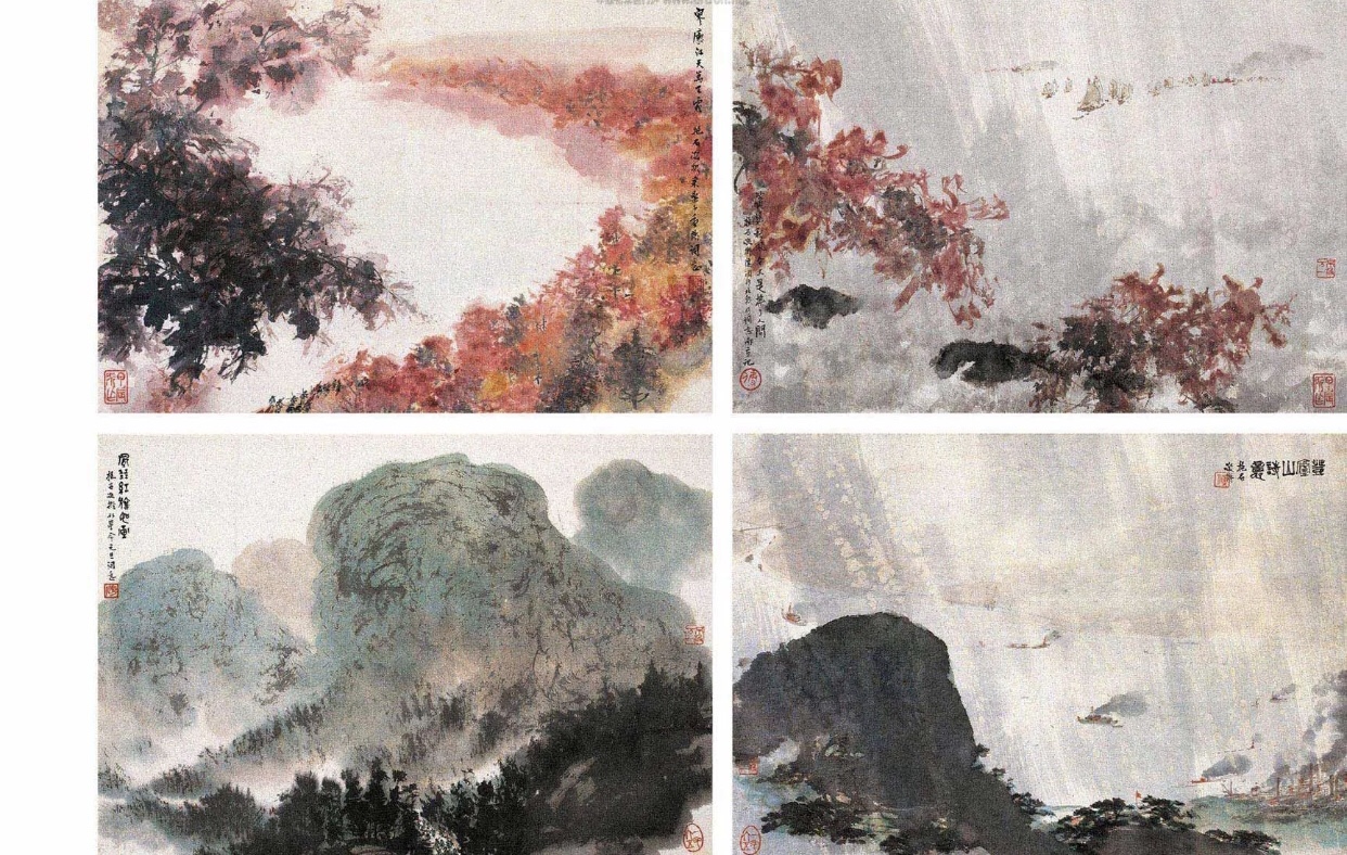 70年代名家绘画作品,体验90年代的绘画作品