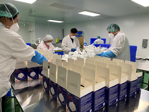 华人为国买厂制造口罩,华人支持中国抗击疫情