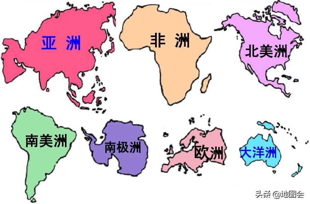 世界七大洲都是什么名字,世界七大洲名字来源及意义